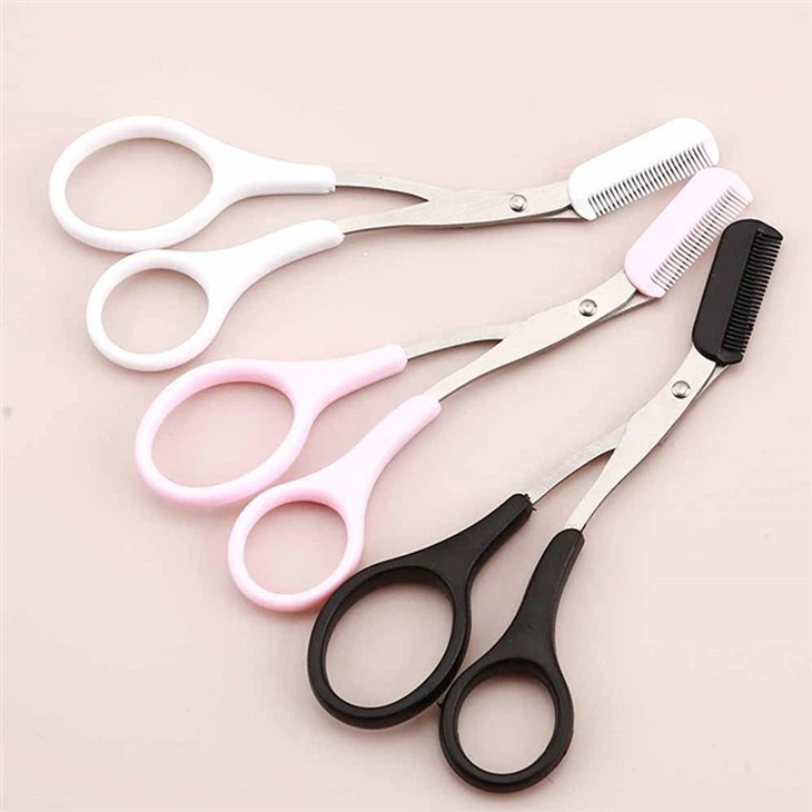 Škare za obrve sa češljem