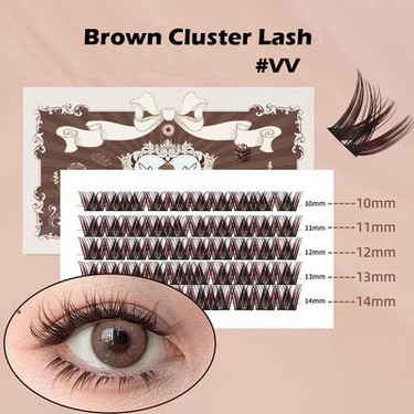 brown cluster lashes brown cluster lashes